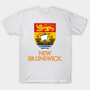 New Brunswick, Canada - Coat of Arms Design T-Shirt